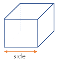 Volume of cube image